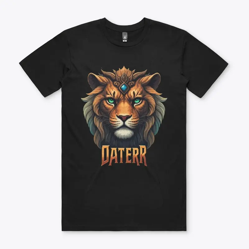 "Daterr" Lion Graphic T-Shirt 