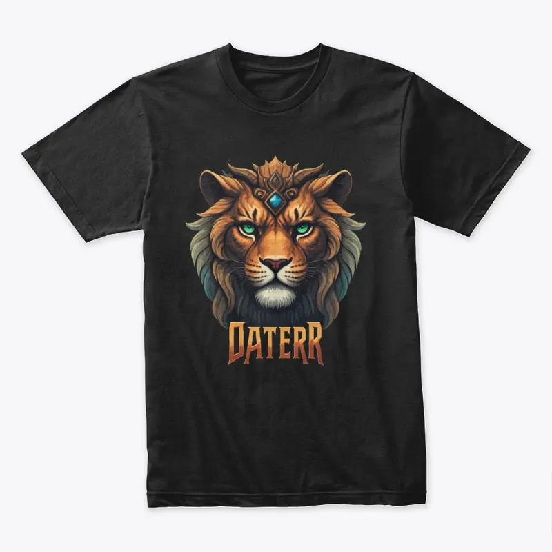 "Daterr" Lion Graphic T-Shirt 