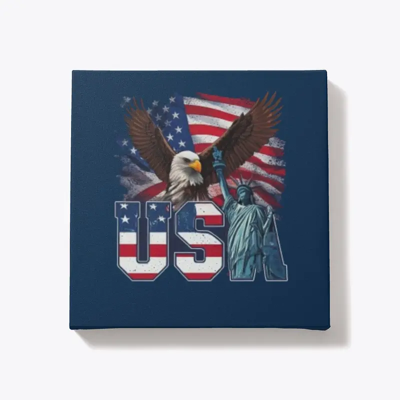 USA Pride T-Shirt  Bold Colorful Graphic