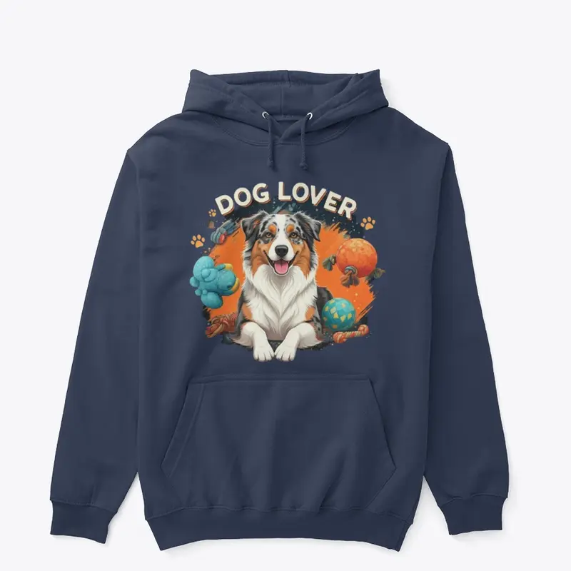 "Dog Lover" T-Shirt - colourful design