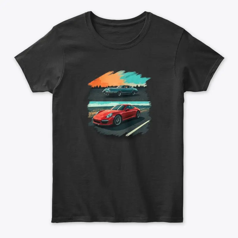 "Car Lover" T-Shirt – Colorful design