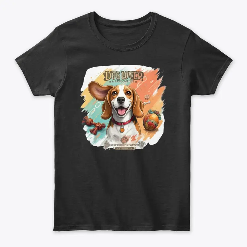 "Dog Lover" Tee – Design Dog Enthusiasts