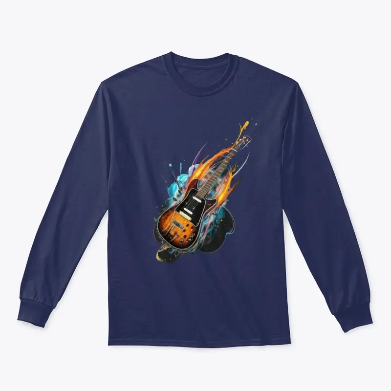 Guitar Graphic – Music Lover Design 