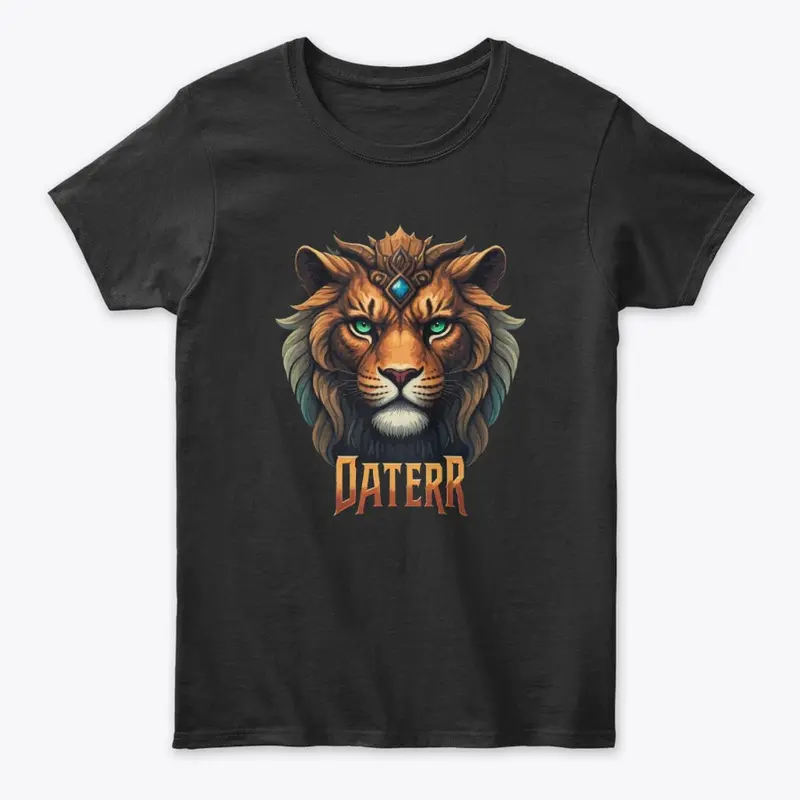 "Daterr" Lion Graphic T-Shirt 