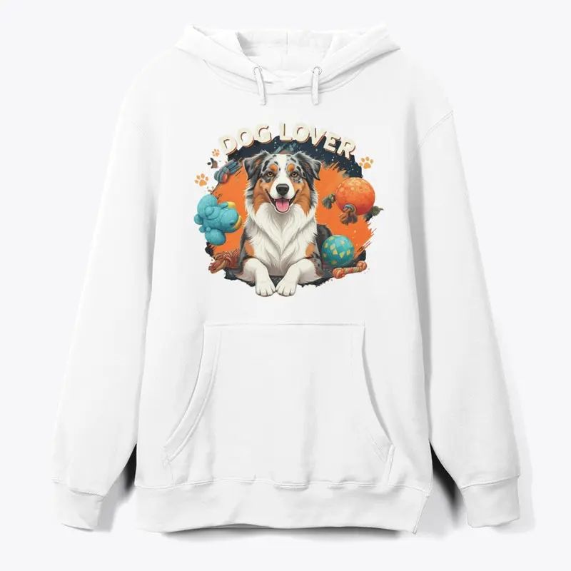 "Dog Lover" T-Shirt - colourful design